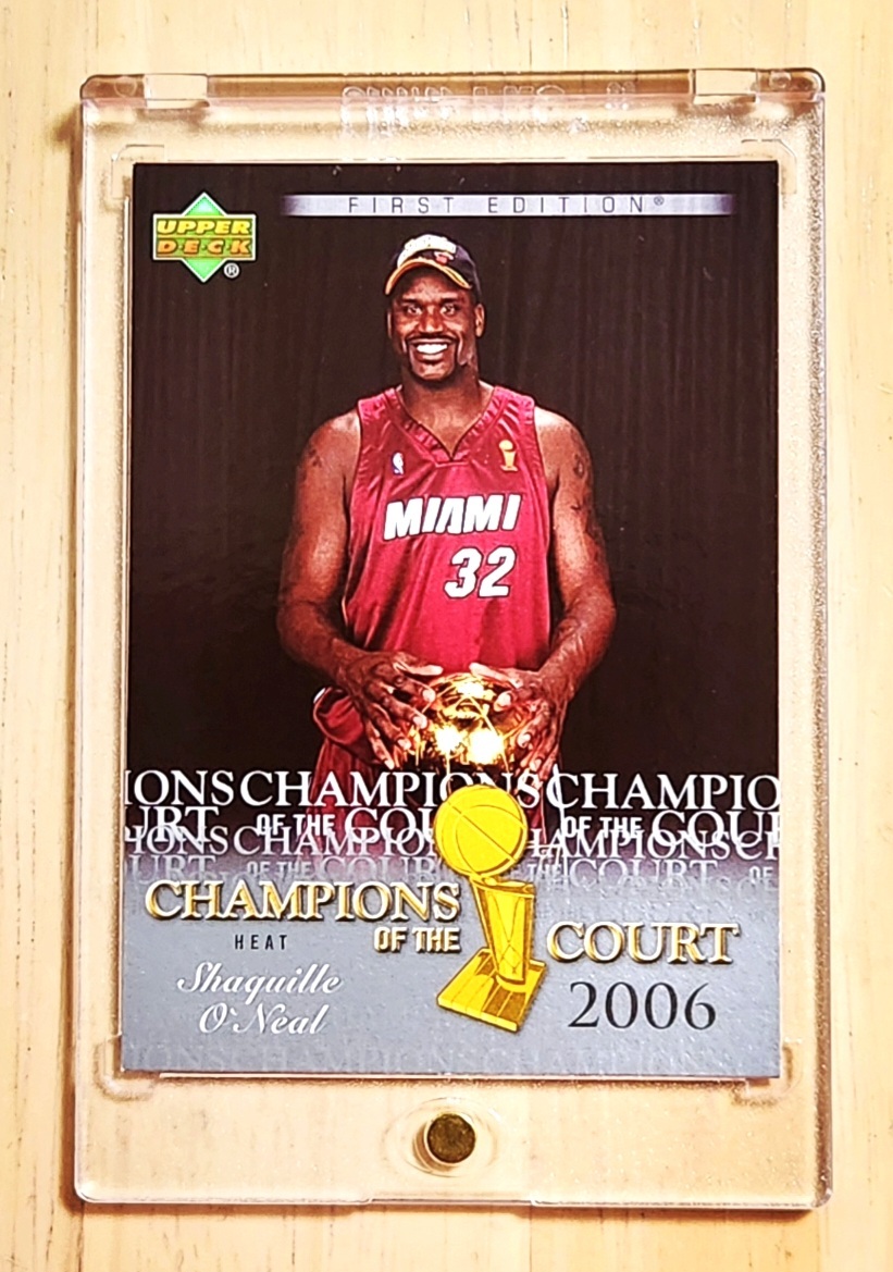 レア 2007 -08 UD SHAQUILLE O'NEAL / シャキール オニール (4x NBA Champions)拍卖