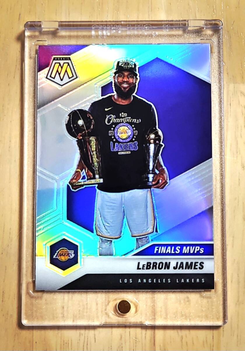 レア 2020 -21 Panini Mosaic Prizm LEBRON JAMES #297 / レブロン ジェームズ Refractor Holo Silver (4x NBA Champions) NIKE拍卖