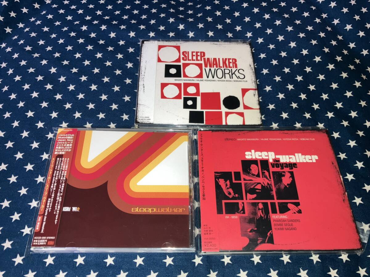 SLEEP WALKER『ST』+『THE VOYAGE』+『WORKS』廃盤3枚 (PHAROAH SANDERS)拍卖