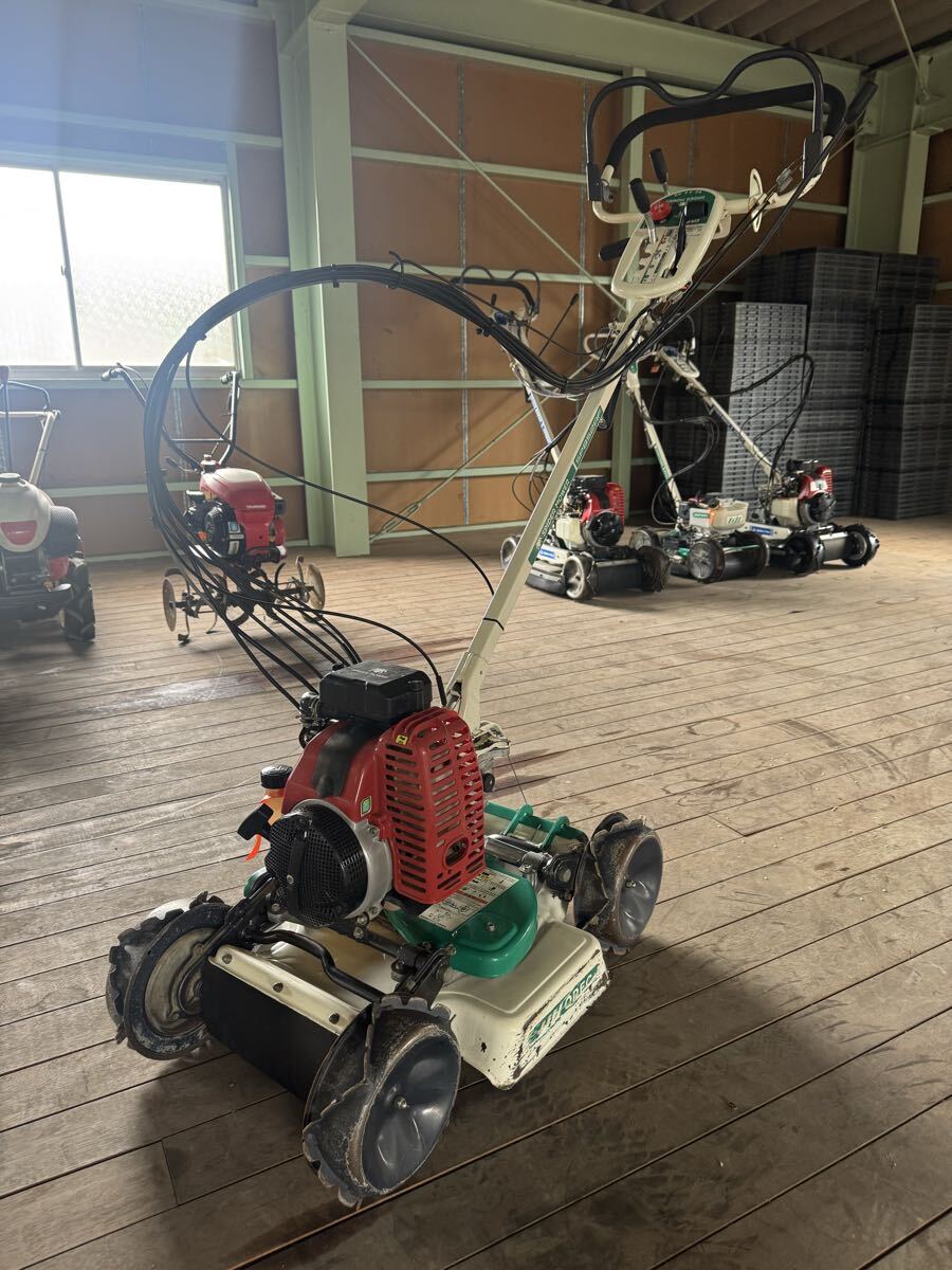 加茂市発 オーレック スパイダーモア SP852AF 自走式草刈機 フリーナイフ新品 四駆 畦草刈機 共立 AZ852AF 現状販売 直接引取限定 OREC拍卖