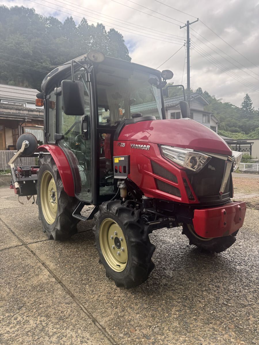 加茂市発 美品! ヤンマー トラクター YT225 215時間 EB15S キャビン 自動耕深 自動水平 現状販売 下取可拍卖