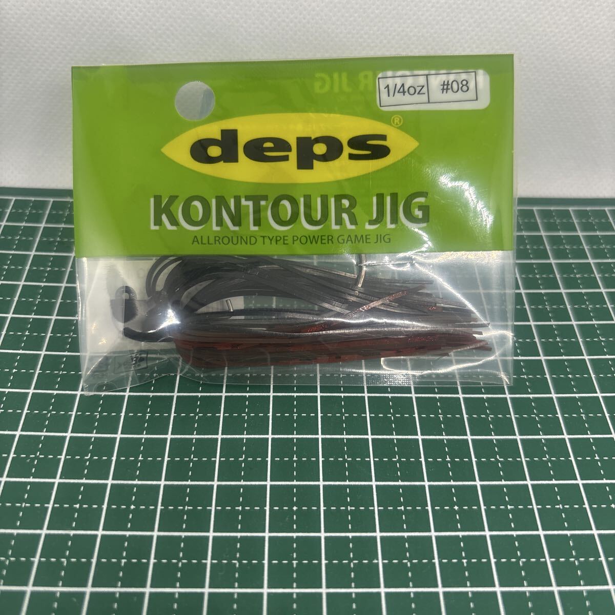 デプス コンツアージグ 1/4オンス ブラック/スカッパノン deps KONTOUR JIG 1/4oz拍卖