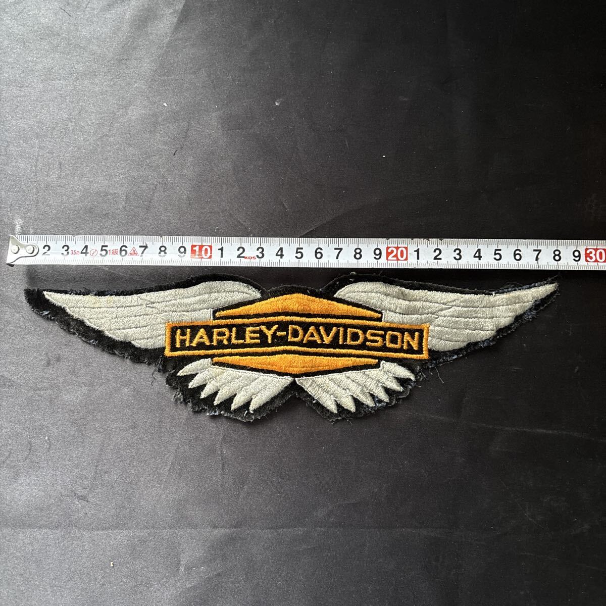 ★当時物ヴィンテージ★1960-70年大型ビンテージハーレーダビッドソンワッペン★harley davidson ヘルスエンジェルス★拍卖