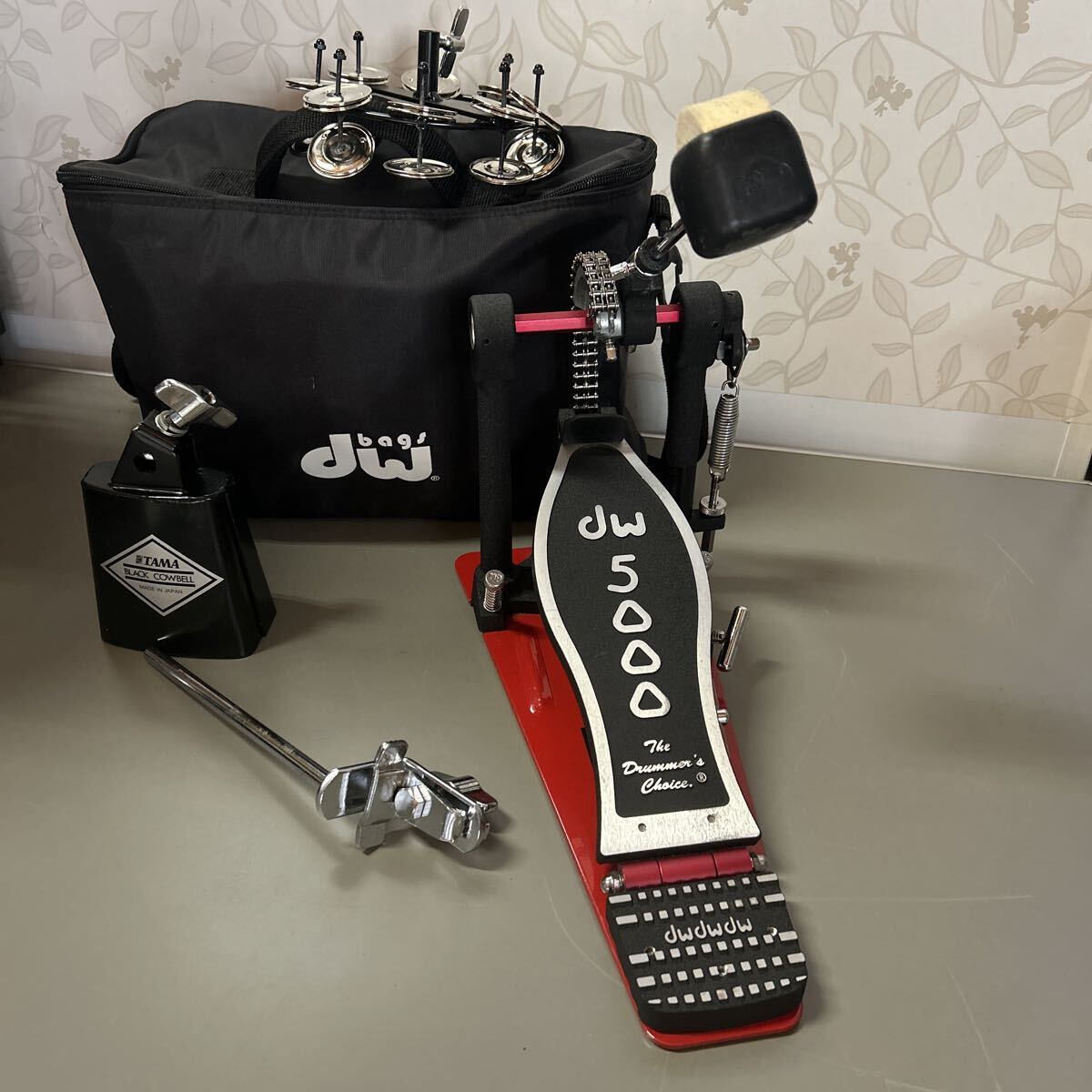 .DW5000.ドラムペダル 中古品.ケース付き.拍卖