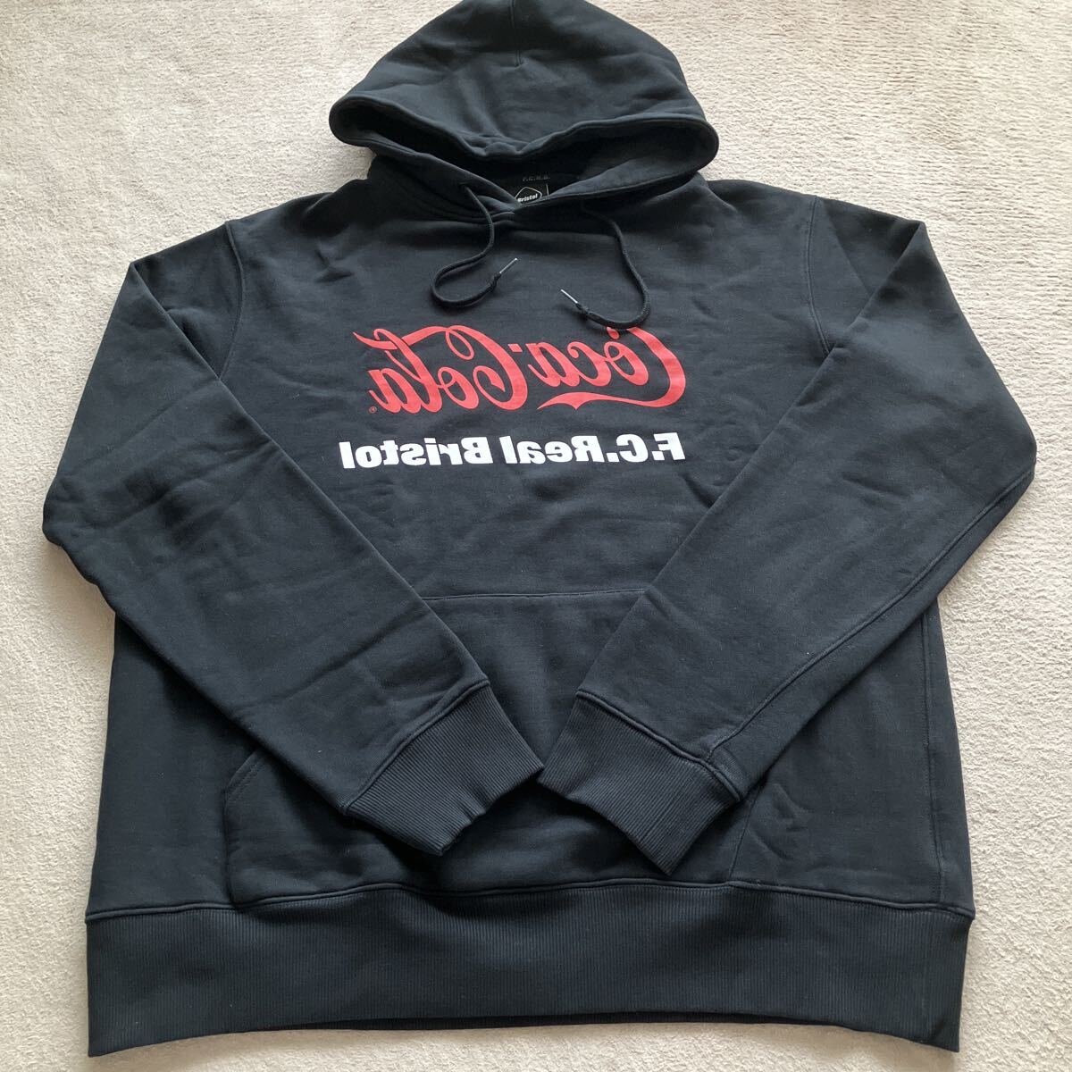 F.C.Real Bristol エフシーレアルブリストル SOPH ソフ スウェットパーカー プルオーバー フーディー サイズXL ブラック 正規品 超美品 拍卖