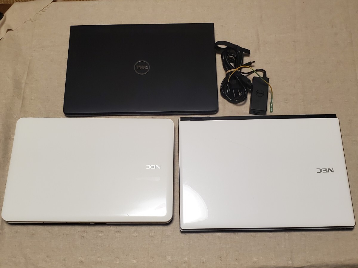 送料無料 ジャンク 3台セット DELL Vostro15 i5-7200U NEC i7-4700QM 他 拍卖