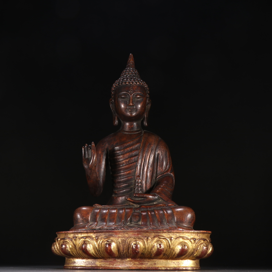 zz9|9882 中国骨董 人間国宝 仏教美術 仏像【清沈香釈迦造像です】工芸品 時代物 置物 收藏品 珍品旧蔵 伝世家珍拍卖