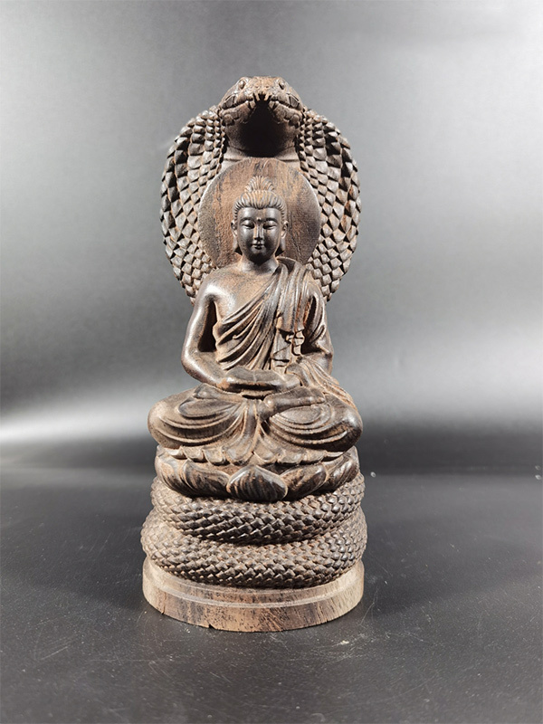 zz9|9464 中国骨董 人間国宝 古代木工芸品 【沈香龍仏尊の置物を秘蔵しています】 中国古美術 珍品 伝世珍品 賞物 傳世家珍 拍卖