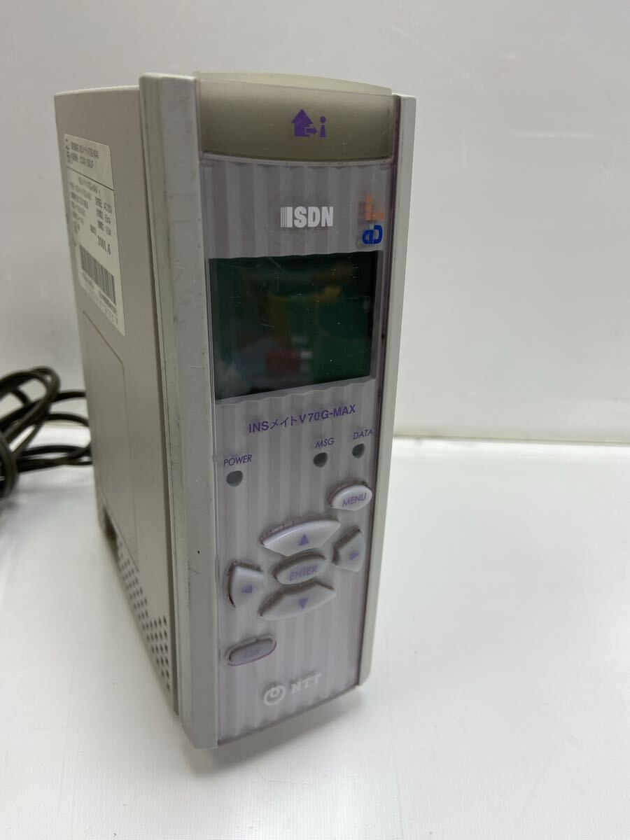 C2H1-1-5091943 NTT ISDN ターミナルアダプタ INSメイト V70G-MAX 通電OK 拍卖