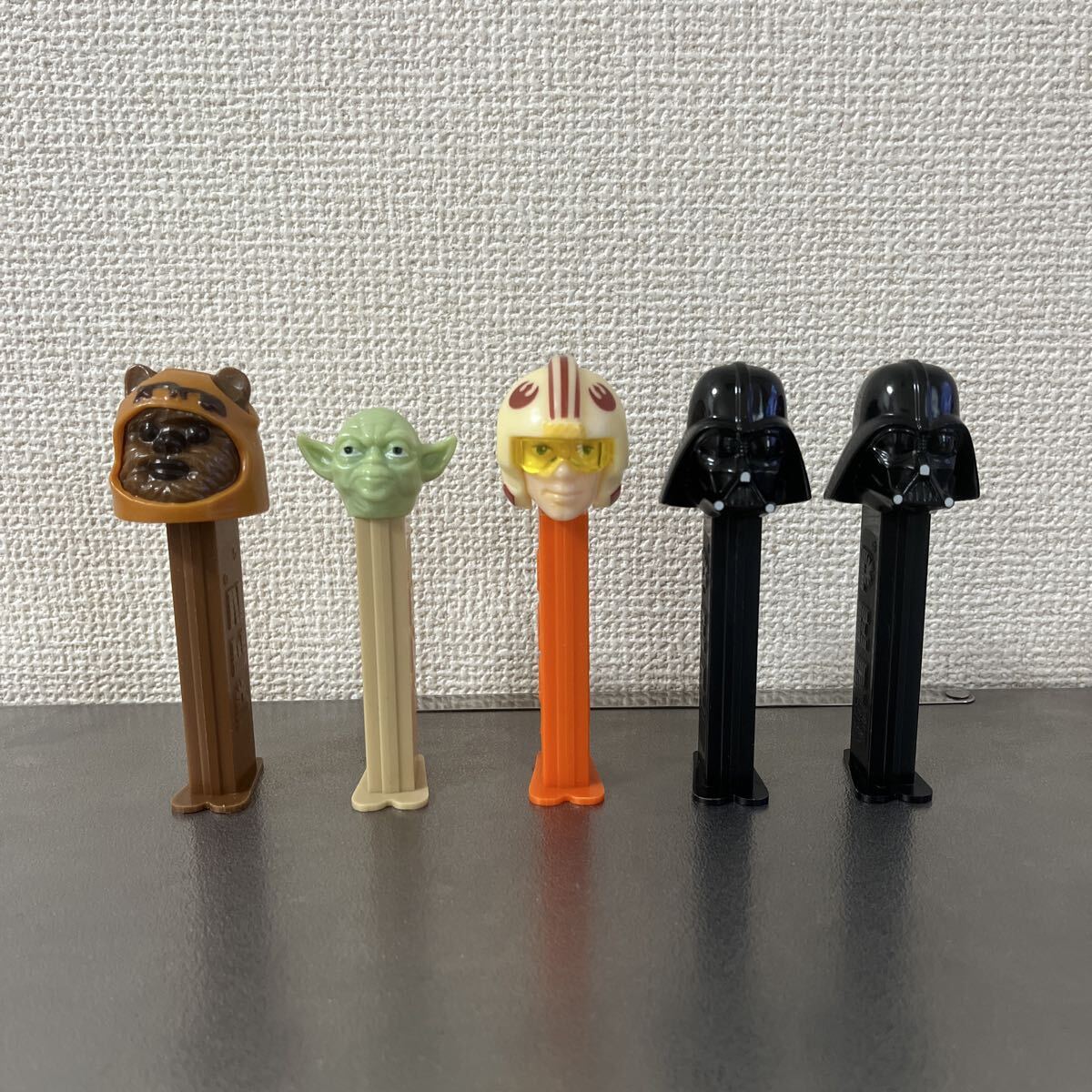 STAR WARS スターウォーズ PEZ ペッツ 当時もの 5体セット拍卖
