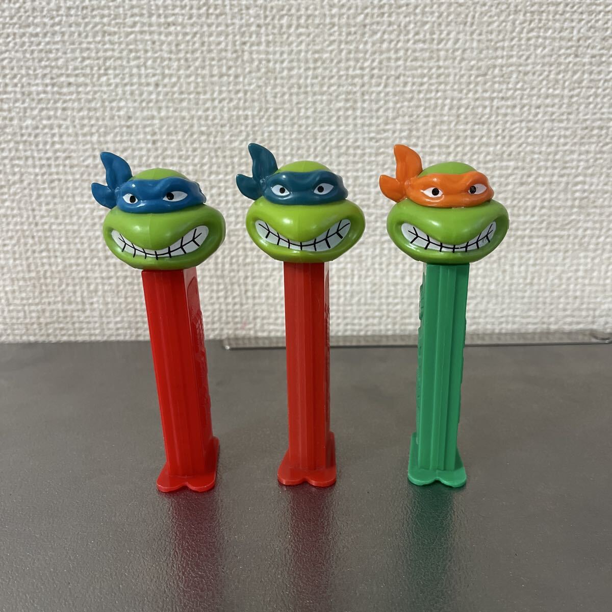 PEZ ペッツ ミュータントタートルズ 忍者 タートル フィギュア 3体セット 拍卖