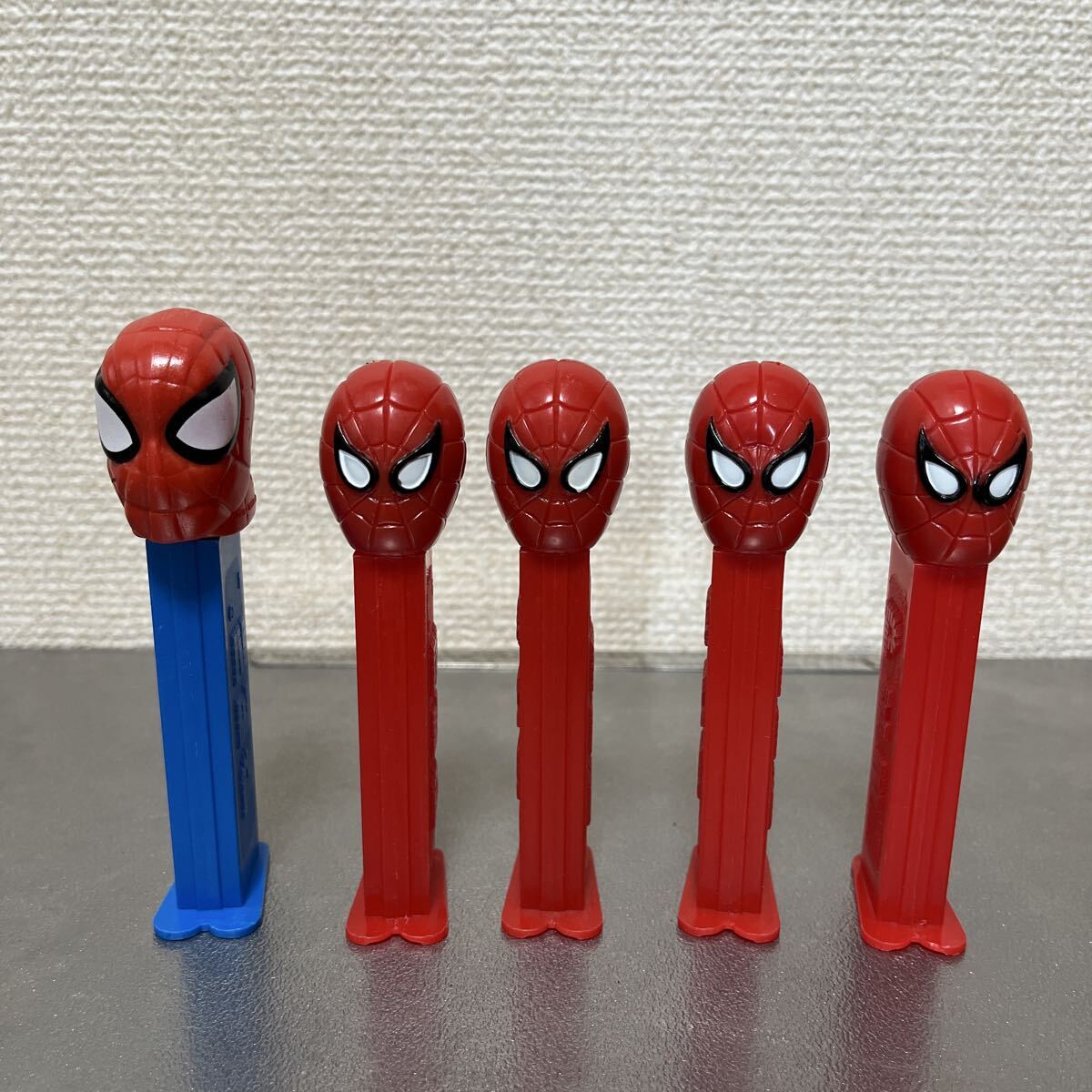 PEZ ペッツ スパイダーマン 5体セット  フィギュア雑貨 アメコミ コレクション拍卖