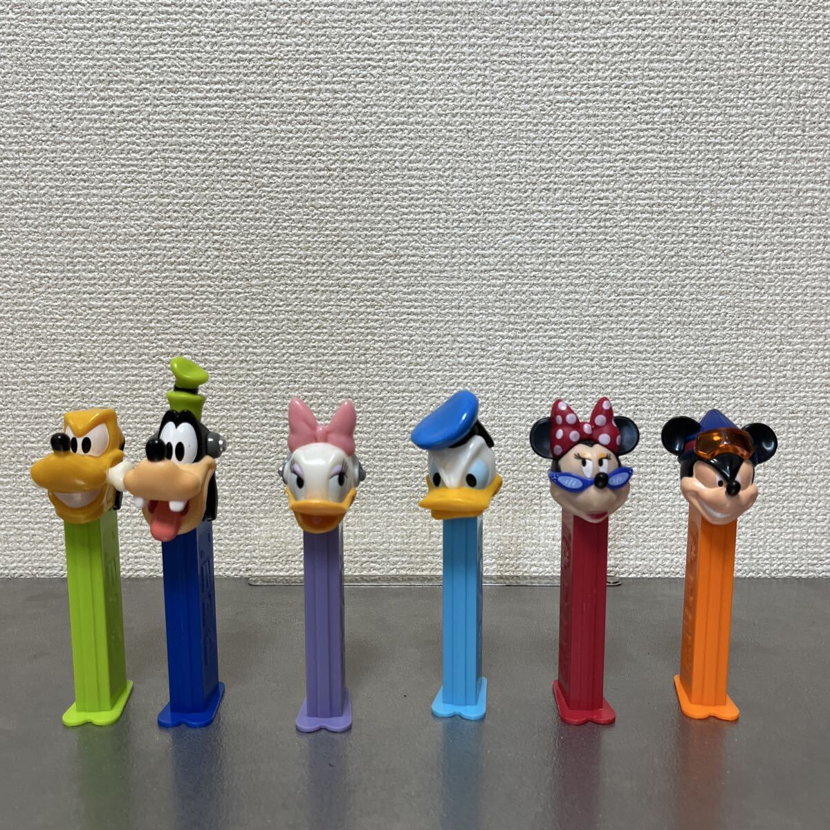 PEZ ペッツ Disney ディズニー 6体セット エクストリーム ミッキー ミニー ドナルド デイジー プルート グーフィ コレクション拍卖