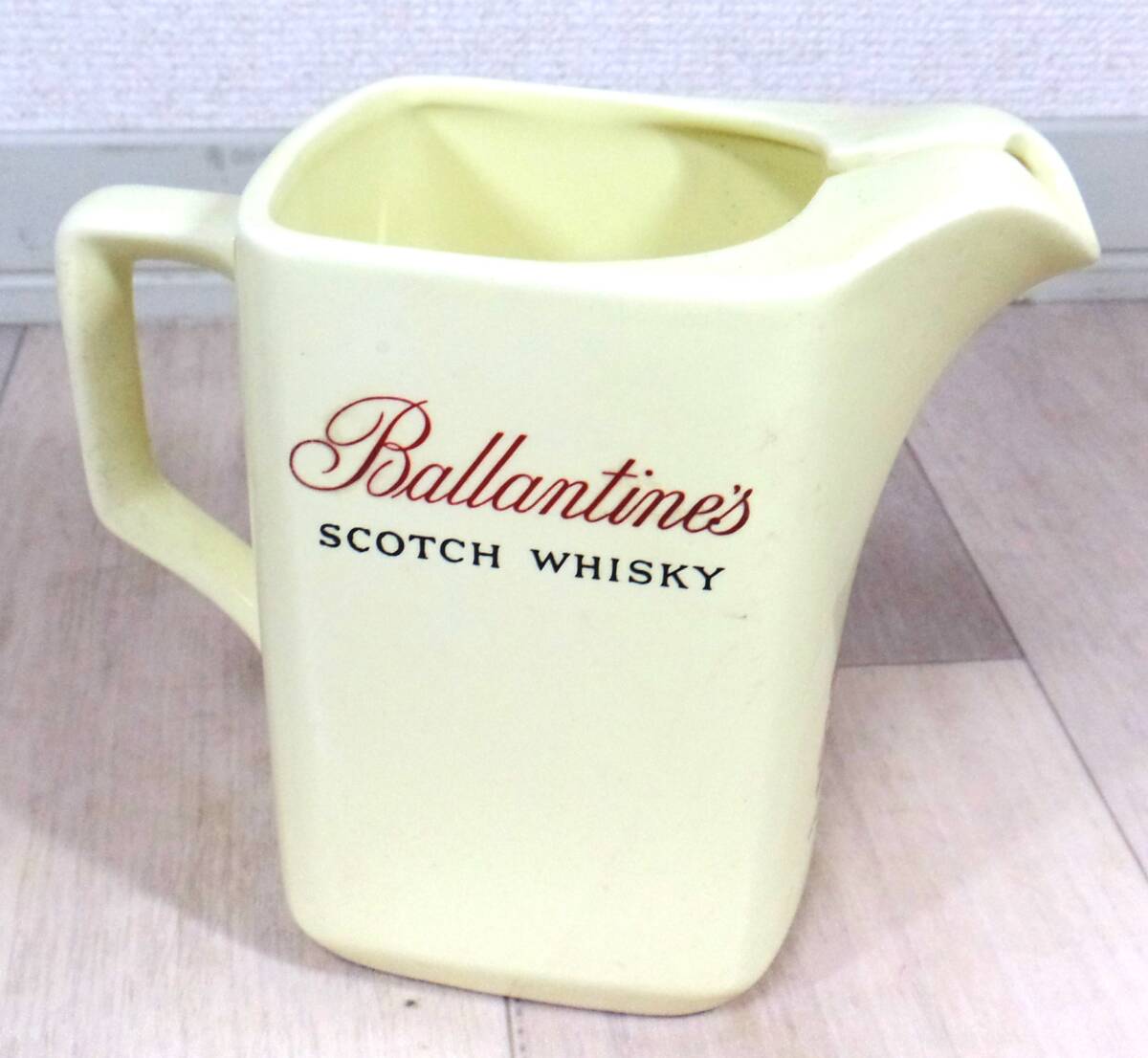 SYB バランタイン ピッチャー レトロ アンティーク 陶器 水差し デキャンタ 全長約14㎝拍卖