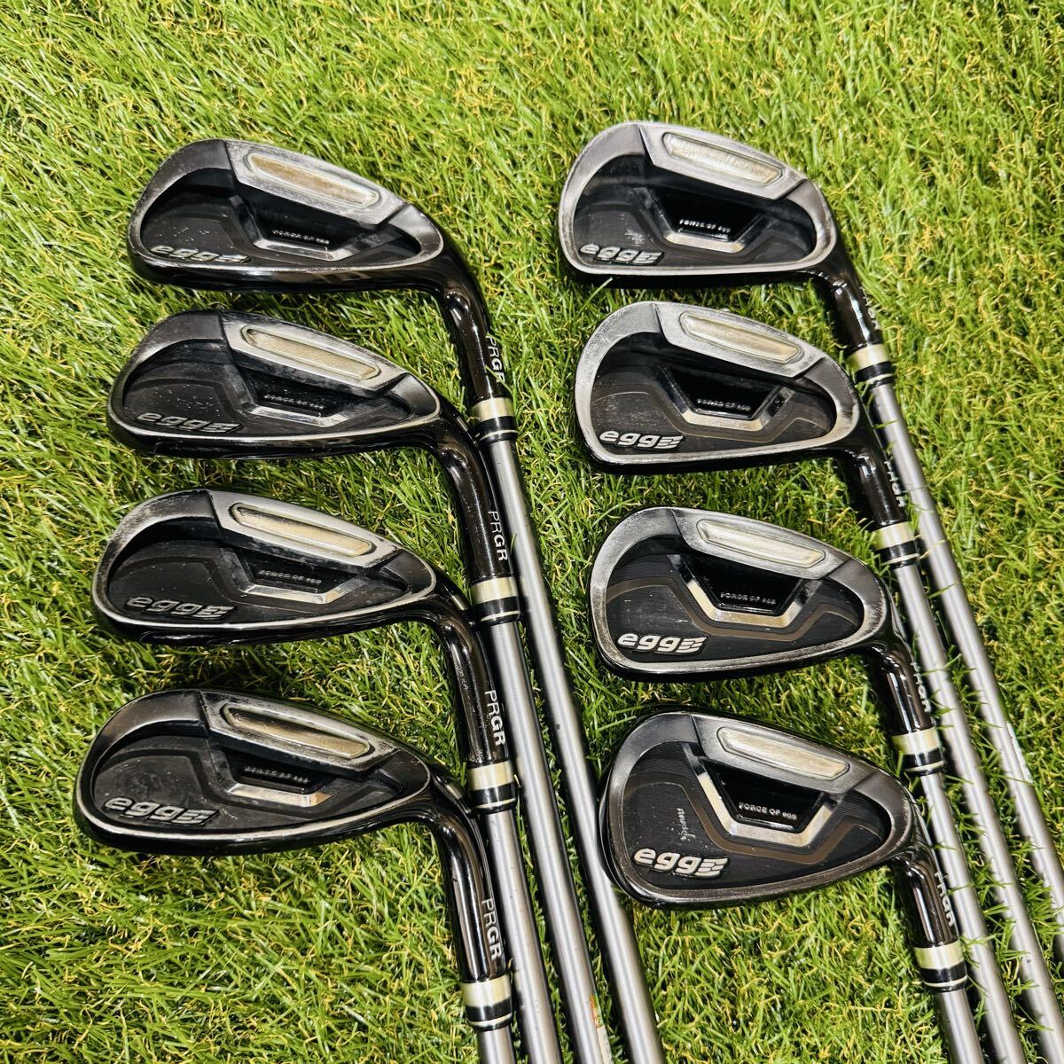 【男性用】PRGR プロギア NEW egg 2015年モデル アイアンセット 8本 オリジナルカーボン(R)右利き拍卖