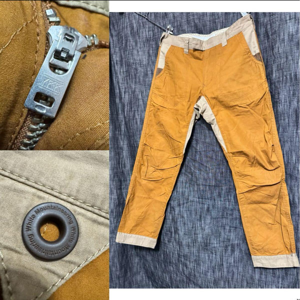 White Mountaineering ウェーブステッチパンツ 日本製拍卖