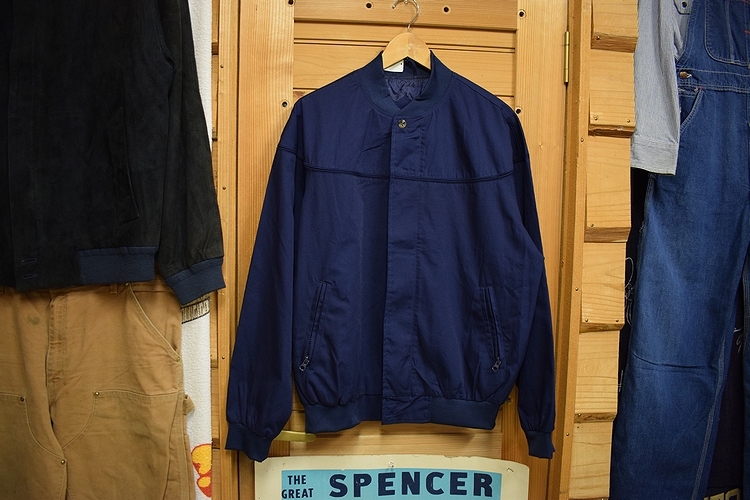 グッドスタイル◎ビンテージHABANDハバンドカップショルダージャケットダービージャケットMネイビー系アメカジストリート西海岸 x952拍卖