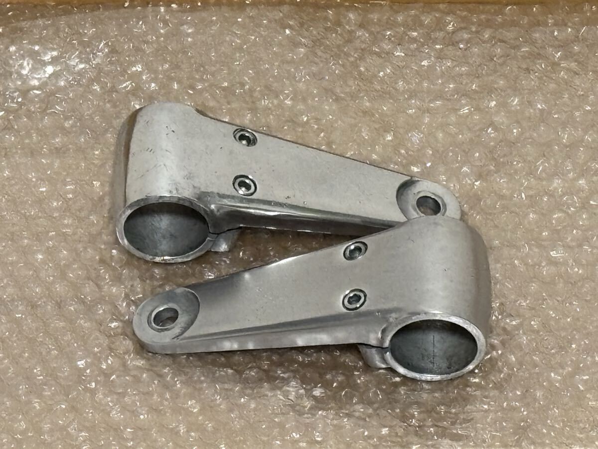 希少 当時物 キジマ 初期 ヘッドライトステー 36パイ 砂型 Z1 Z2 Z400fx Z750 Z750fx XJ750E CBX400 SR400 CB750F 旧車 絶版 カフェレーサ拍卖