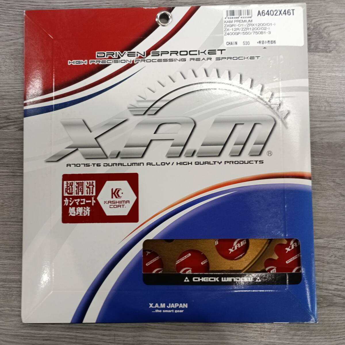 XAM ザム スプロケット PREMIUM ZX9R(-01)/ZRX1200(01-) A6402X46T X.A.M 管理3006拍卖