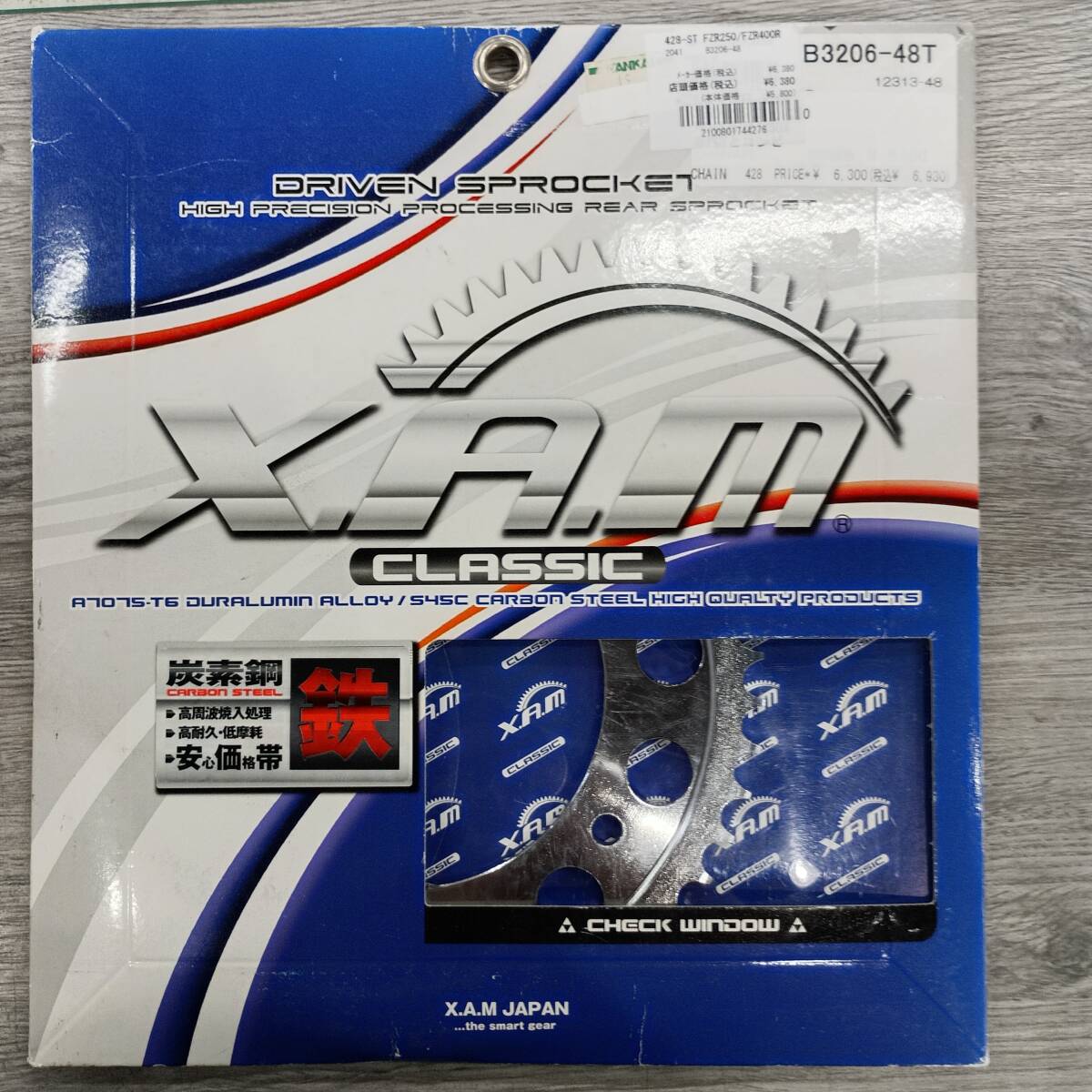 ザム XAM B3206-48 スプロケット スチール 428-48T 管理3006拍卖
