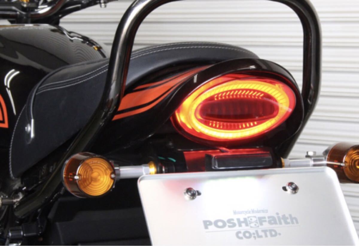 POSH-Faith ルミナス LEDテールランプ スモーク Z900RS/Cafe・Z650RS用 132290-92拍卖