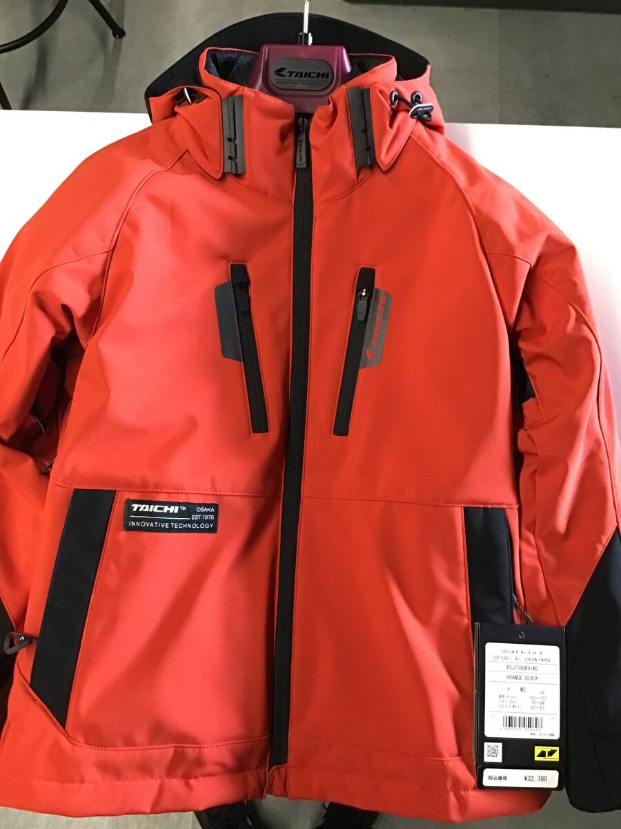 2005 RSJ730 ソフトシェル オールシーズンパーカ ORANGE/BLACK WSサイズ RSタイチ タイチ ジャケット拍卖