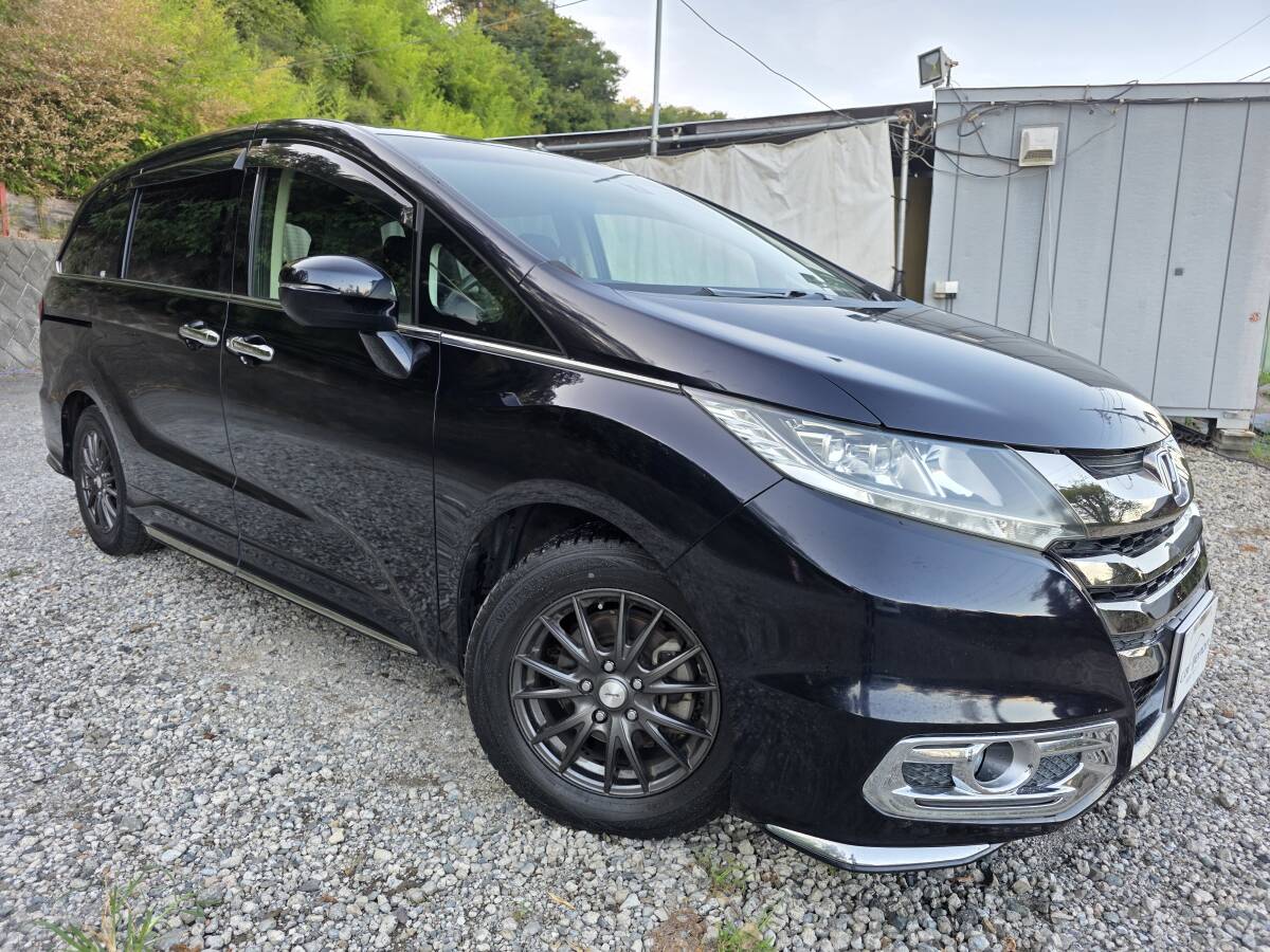 オデッセイ☆アブソルート☆車検令和9年4月☆純正SDナビ☆CD☆DVD☆地デジ☆BT☆クルーズコントロール☆ETC☆バックカメラ☆スターター拍卖