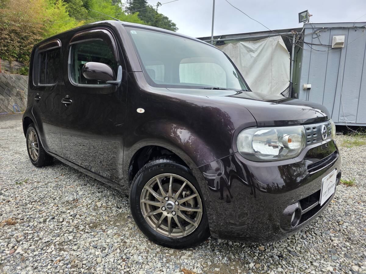 キューブ☆15X Mセレクション☆車検令和8年3月☆純正SDナビ☆CDオーディオ☆Bluetooth☆☆ETC☆インテリジェントキー×2拍卖