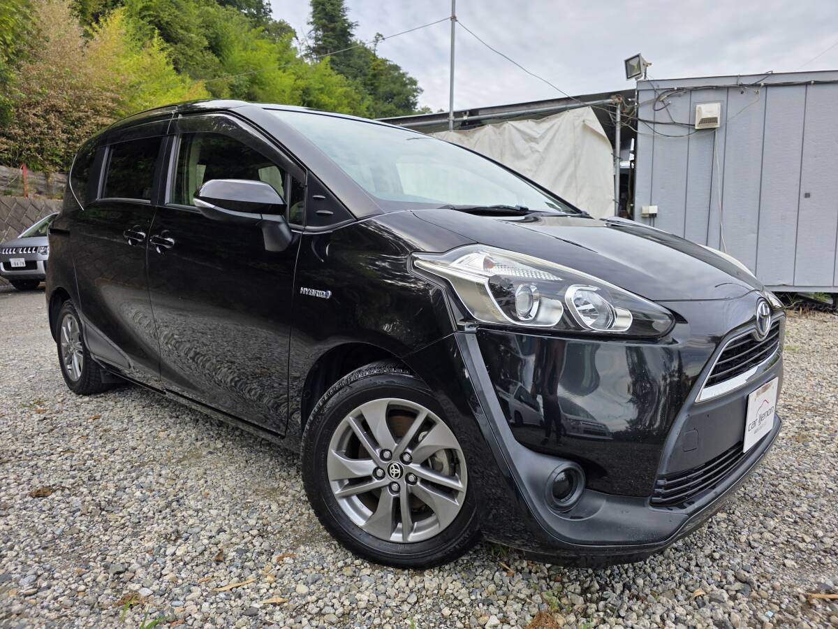 シエンタ☆ハイブリッドX☆車検令和9年10月☆純正SDナビ☆DVD☆地デジ☆Bluetooth☆ETC☆パワースライドドア☆スマートキー☆純正アルミ拍卖