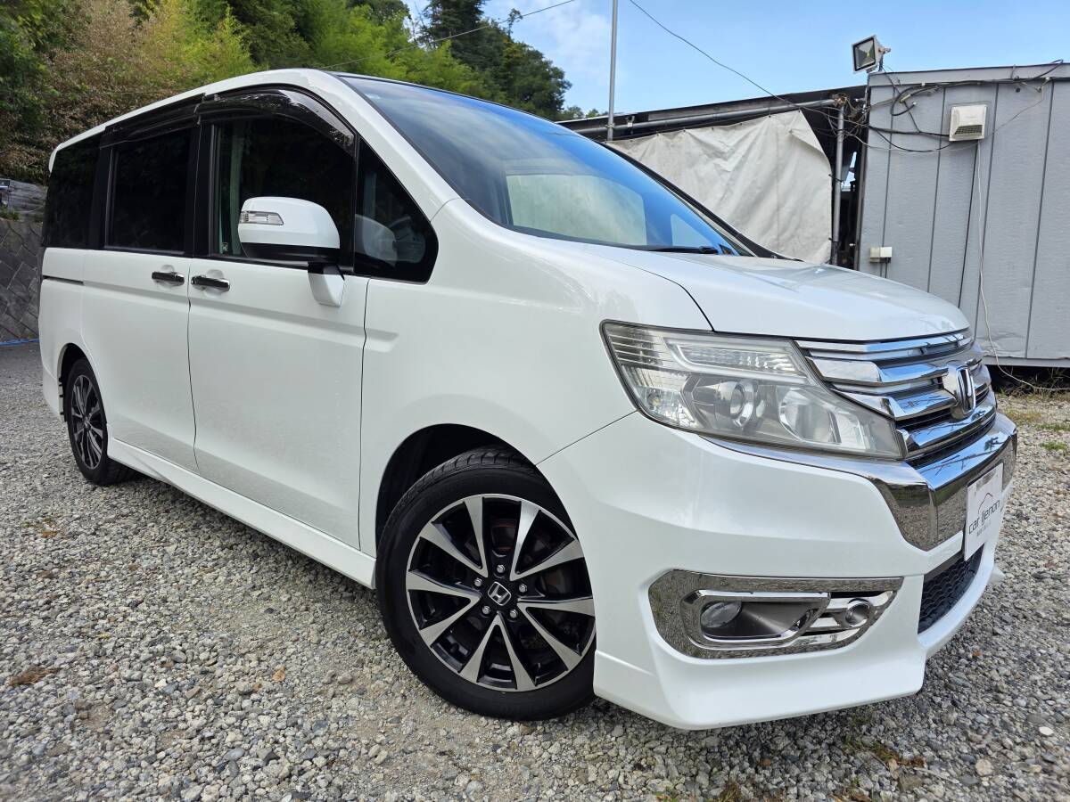 ステップワゴン☆キャンピング仕様☆SPADA Z・COOL SPIRIT☆車検令和9年10月☆社外SDナビ☆CD☆DVD☆地デジ☆BT☆クルコン☆ETC拍卖