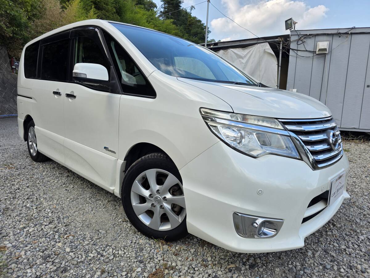 セレナ☆HS S-HYBRID ASP☆車検令和9年8月☆純正HDDナビ☆CD☆DVD☆地デジ☆BT☆クルコン☆ETC☆アラウンドビューモニター☆パワースライド拍卖
