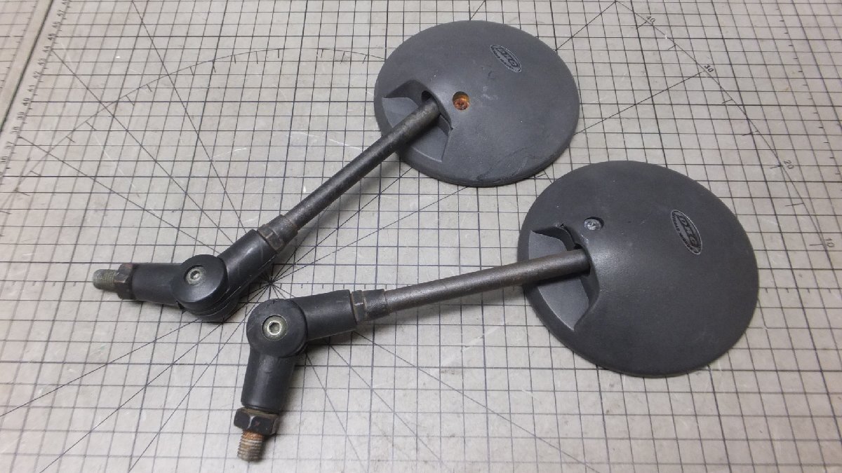 OC DR250R SJ45A ミラー ラウンド 社外 DRC 113φ オフロード モトクロス 検 DJEBEL ジェベル250XC 油冷拍卖