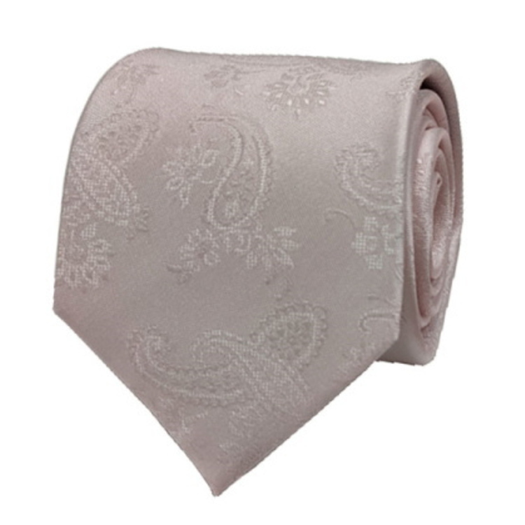 京都産 フォーマルネクタイ シルク100% ライトピンク/ペイズリー KYOTO VINTAGE メール便OK KV-AKF503拍卖