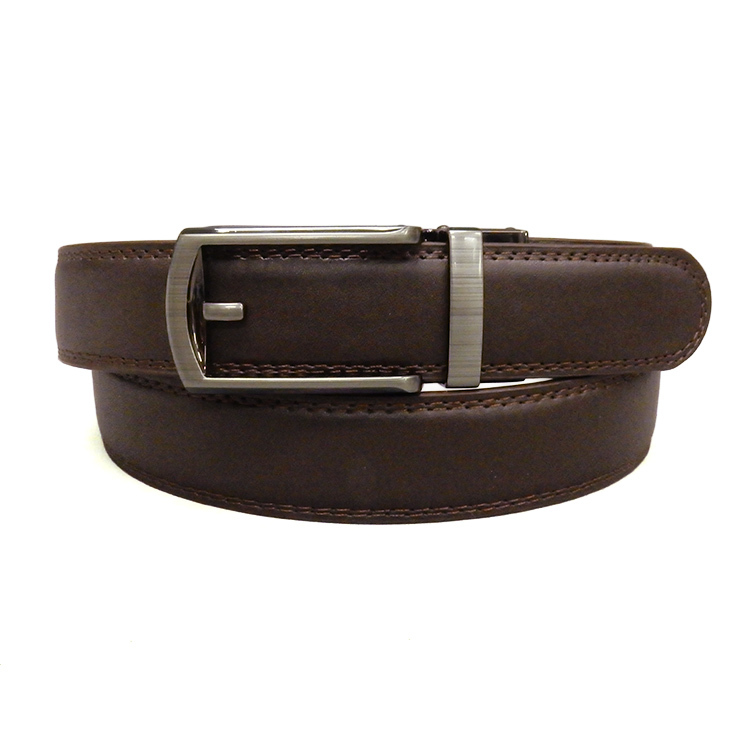 PARIS-16e メンズ アジャスターベルト チョコ茶 ビジネスベルト オートロック 約3cm巾 100cm対応 メール便送料無料 P16-AJ-BR1拍卖