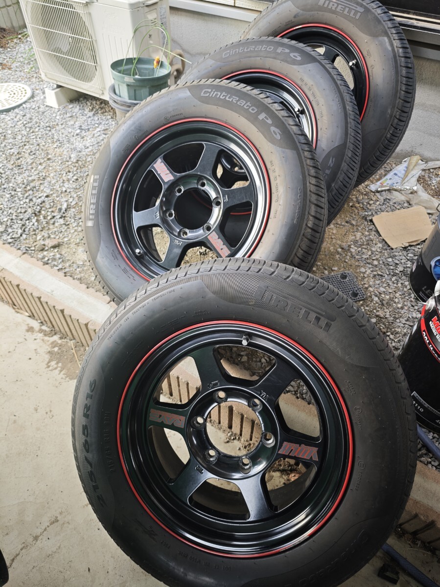 TE37X 7j35 16インチ 6H139.7 6穴 ハイエース キャラバン ランクル 215/65R16 4本セット RAYS 鍛造 タイヤホイール 4本セット拍卖