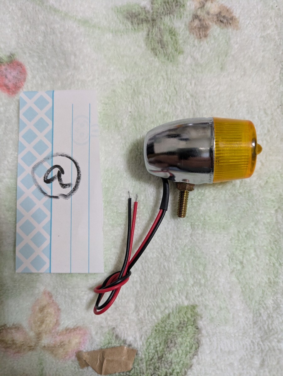 a )入手困難!鉄ボディー 昭和の懐かしい ミニミニ マーカー ワチャワチャ点滅 LED 6V 12V OK Z1 Z2 CB GT CBX CBR FX GS KH SS 族 旧車拍卖