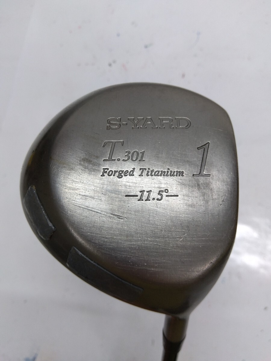 S-YARD T301 1W 11.5度 flex:不明 カーボンシャフト メンズ右 ドライバー エスヤード拍卖