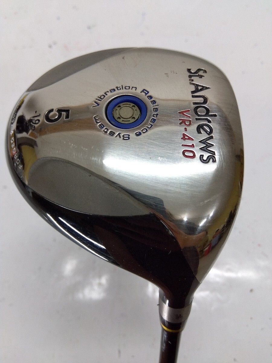 St.Andrews VR-410 FW 5W 19度 flex:R メンズ右 オリジナルカーボンシャフト フェアウェイウッド セントアンドリュース拍卖