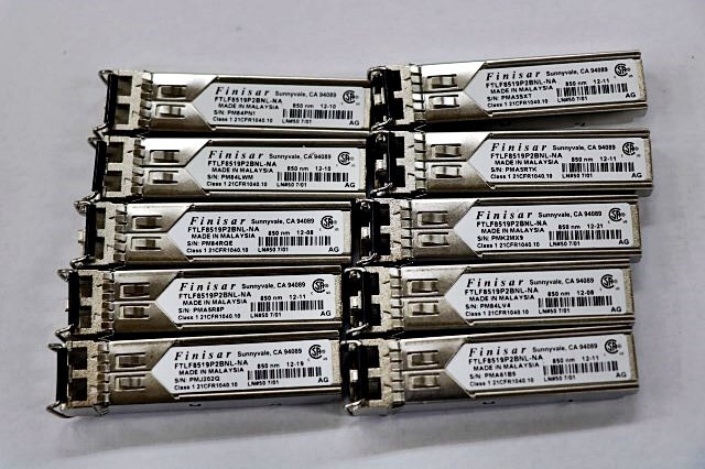 【10個セット】 FINISAR FTLF8519P2BNL-NA 光ファイバトランシーバーモジュール SFP 60034-1Y拍卖