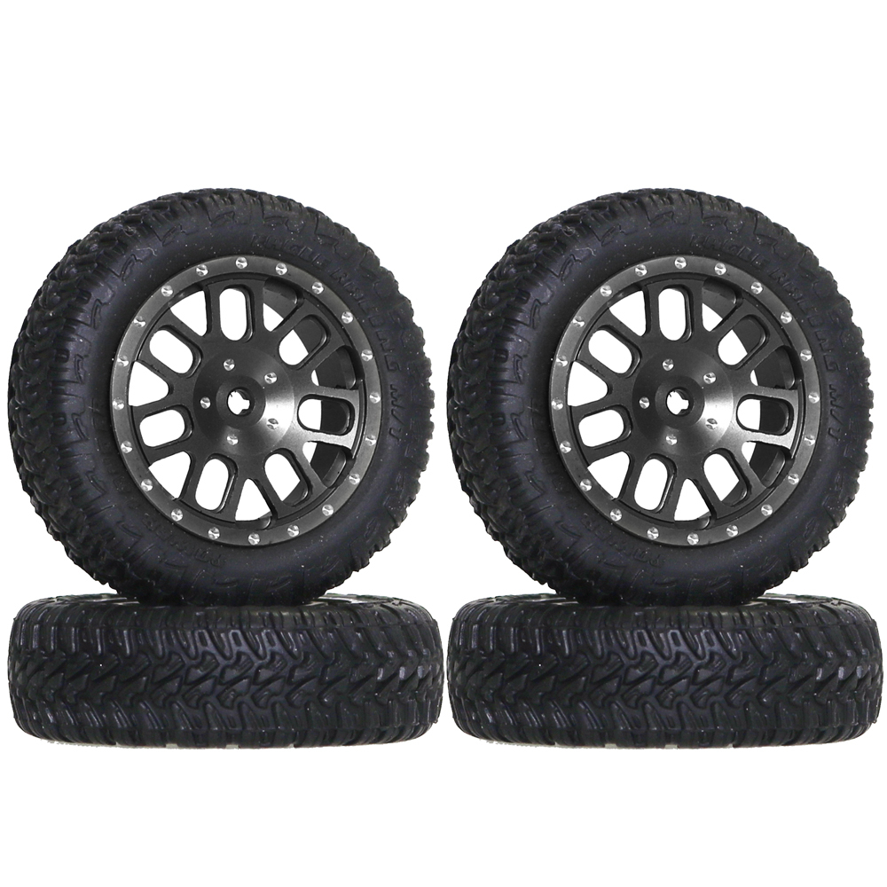 ▲ミニツMINI-Z 4X4ジムニー用デュアルスポークアルミホイール【ブラック】MINI-Z4X4-D7-BK(ゆうパケット)拍卖