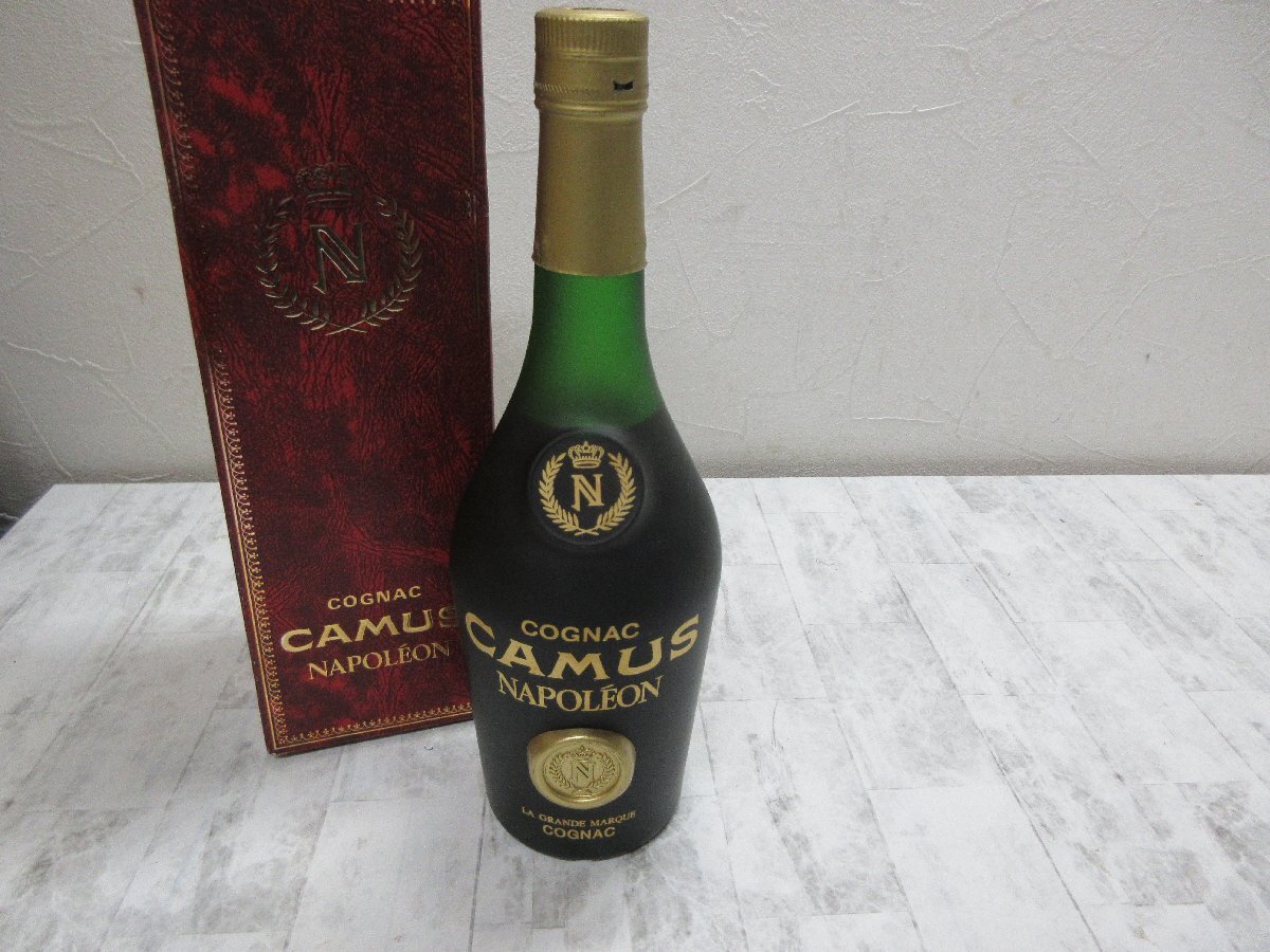 c 161. 未開栓 カミュ ナポレオン グランマルキ コニャック 700ml 40% COGNAC CAMUS NAPOLEON GRANDE MARQUIS 【星見】拍卖