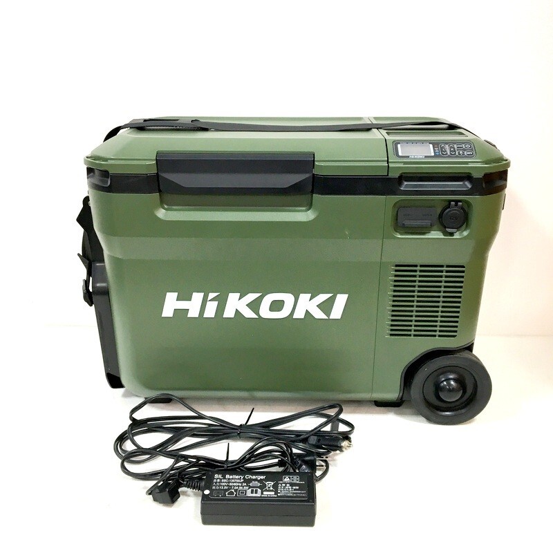 HiKOKI ハイコーキ コードレス冷温庫 UL18DBA(WMGZ) 本体のみ 25L ポータブル冷蔵庫 フォレストグリーン アウトドア △ DW3356拍卖