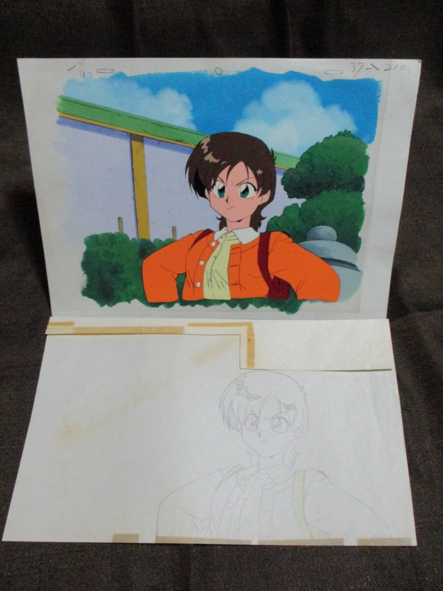 「伝説の勇者ダ・ガーン 香坂ひかる: セル画 (手描き背景・動画付き)」/サンライズ    管理:(S1-48☆拍卖