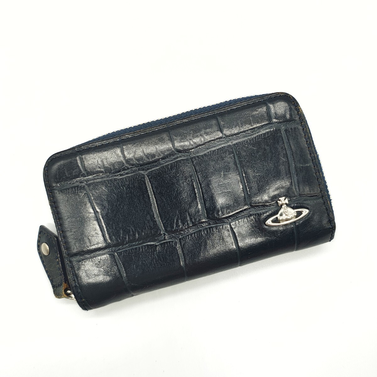 美品 Vivienne Westwood コインケース ミニ財布 クロコ 型押し拍卖