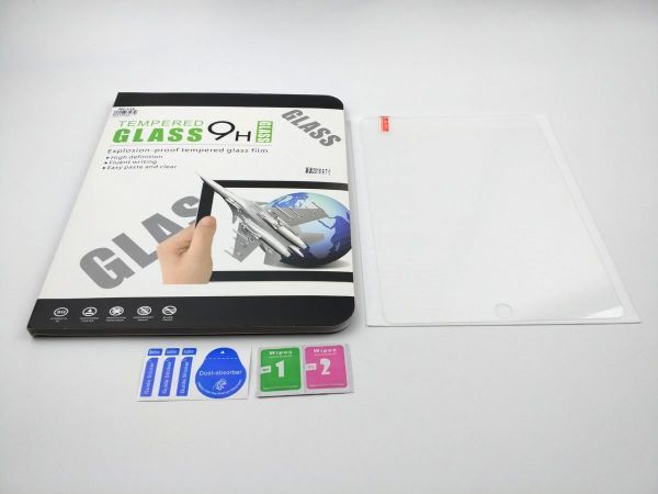 2018/2017 新型iPad Pro 9.7/Air2/Air/New iPad 9.7インチ 強化ガラス製液晶保護フィルム シート 9H拍卖