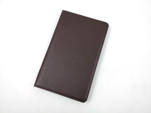 Amazon kindle fire HD8 2016/2017用 回転カバー PUレザー+ハードケース スタンド ブラウン拍卖