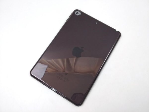 iPad mini 4用 カバー ソフトケース 背面 薄型 TPU クリア ブラック拍卖