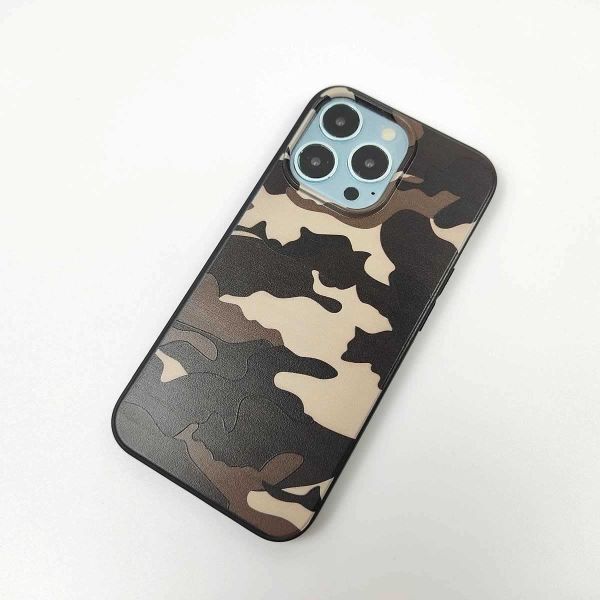 iPhone 13 Pro 迷彩柄 カモフラ ソフトカバー ケース TPU ブラウン拍卖
