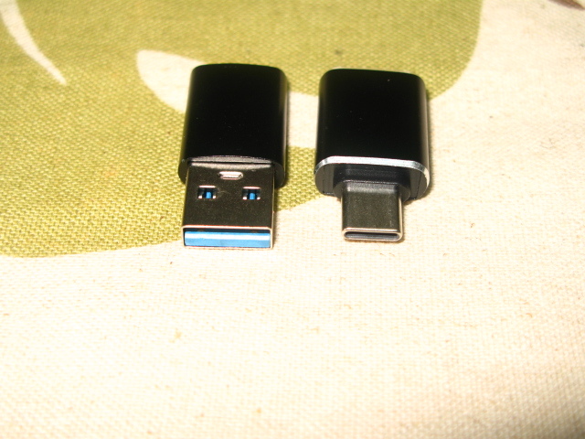 ☆Type-C 変換アダプタ USB 3.0 & USB CメスからUSBオス変換アダプター ☆急速充電と最大5Gbps 各1個拍卖