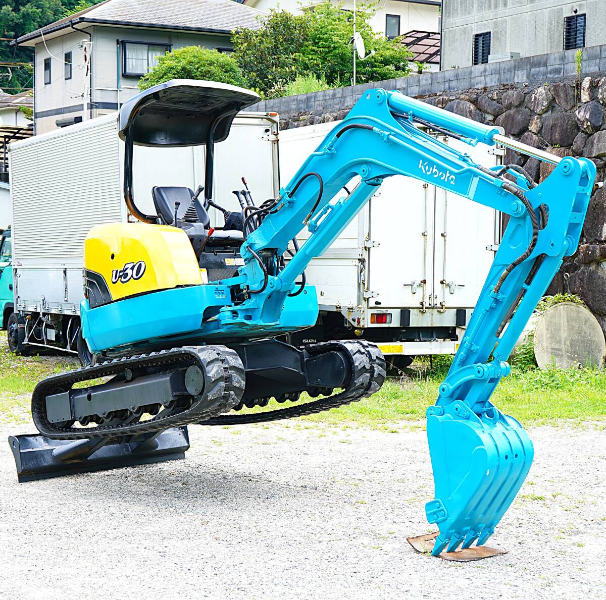 クボタ U-30-3 油圧ショベル!配管 倍速 ゴムキャタ 2WAYマルチ!ユンボ kubota 久保田 ゴムクローラー U30-3 U30拍卖